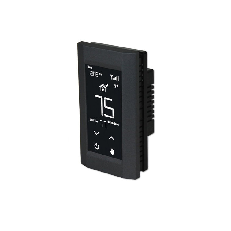King Electric Black Touch Screen WiFi Enabled Thermostat Wayfair.ca